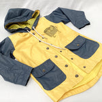 Minti Raincoat size 4 yrs (yellow & navy)