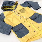 Minti Raincoat size 4 yrs (yellow & navy)