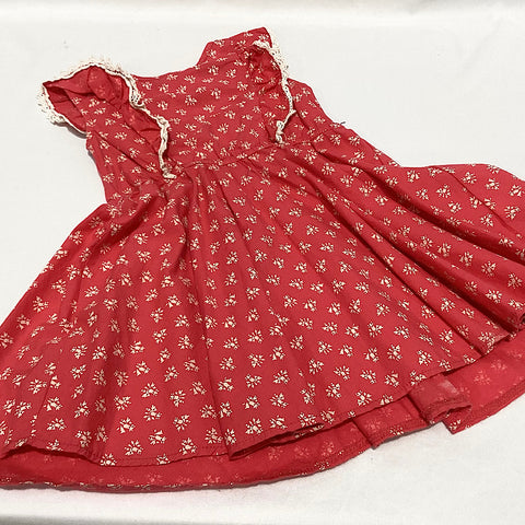 Next baby cotton dress size 18-24 months (red)