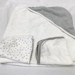 The Little Linen Company hooded towel + 2 washers