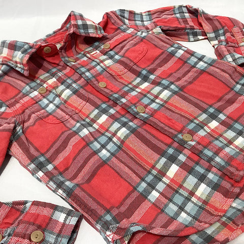 Baby Gap flannel plaid size 3 yrs (red)