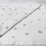 Eco sprout 100% cotton baby blanket (aqua)