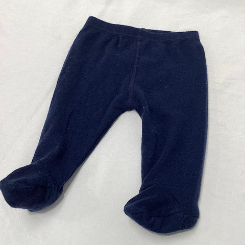 Ricochet Baby Merino Pants size 0-3 months (navy)