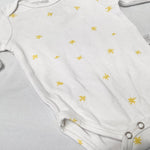 BaBu Bodysuit Size 0-3 Months (yellow stars)