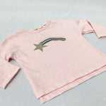Country Road long sleeve tee size 3-6 months (pink)